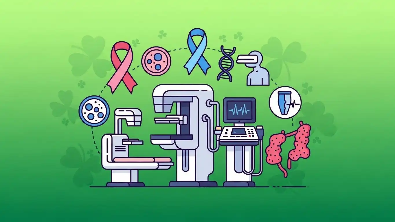 Cancer screening equipment and laboratory analysis for early detection