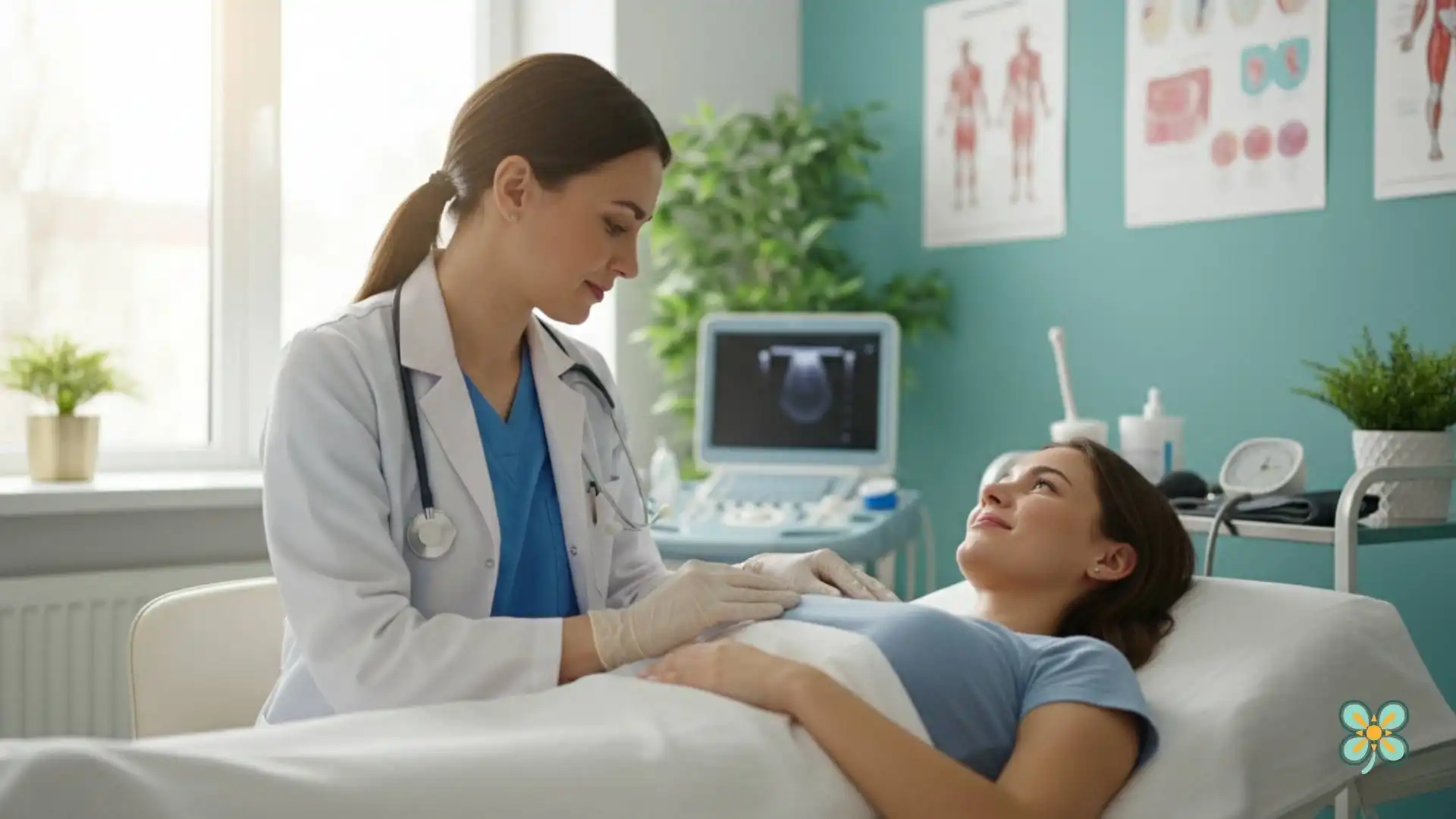 A healthcare professional providing compassionate support to a patient